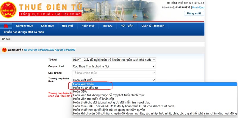 Cách hoàn thuế thu nhập cá nhân online
