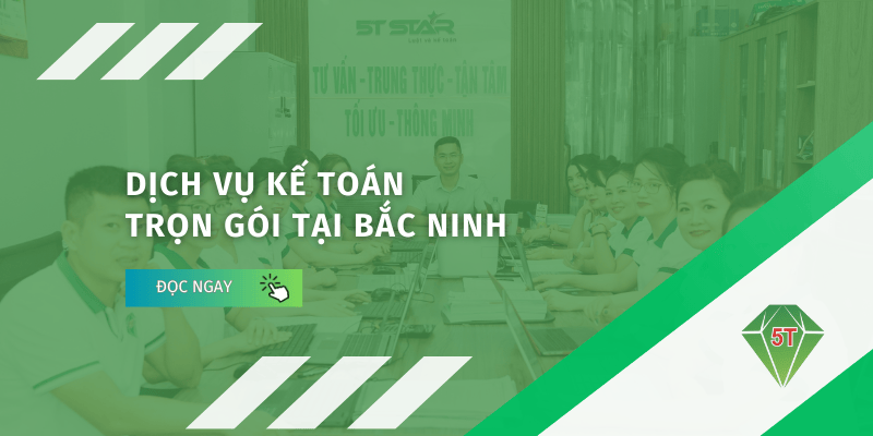Dịch vụ kế toán trọn gói tại Bắc Ninh