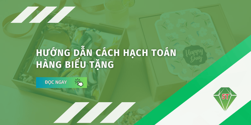 Cách hạch toán hàng biếu tặng