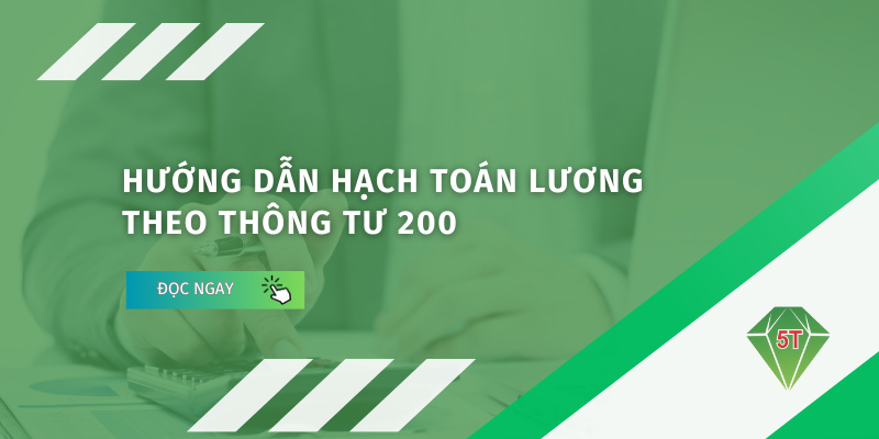 Hạch toán tiền lương theo thông tư 200