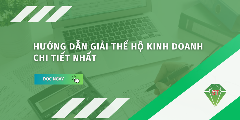 Giải thể hộ kinh doanh