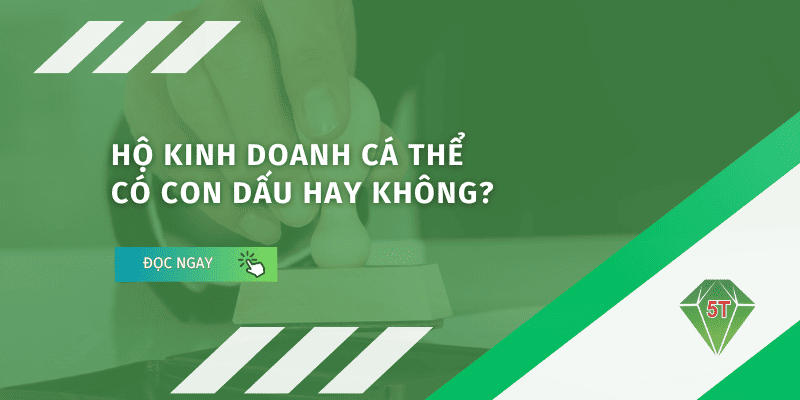 Hộ kinh doanh cá thể có con dấu hay không?
