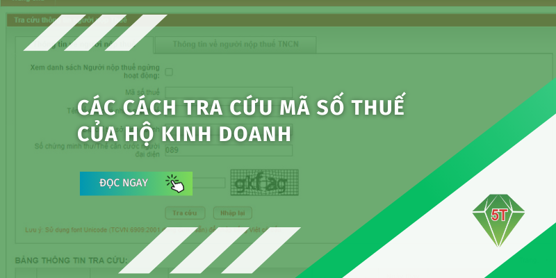 Cách tra cứu mã số thuế hộ kinh doanh