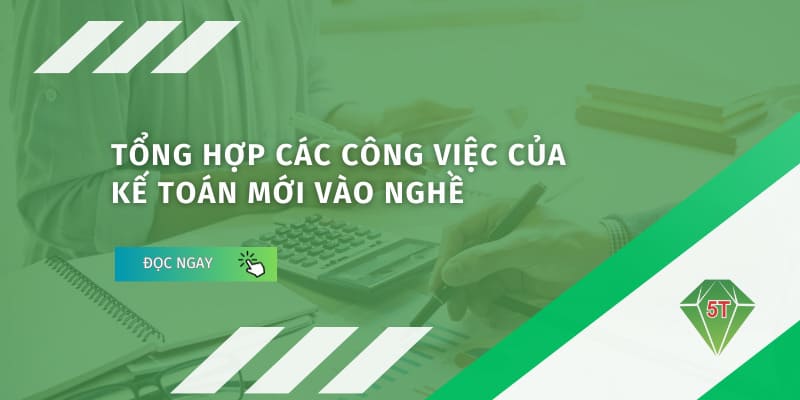 công việc của kế toán mới vào nghề