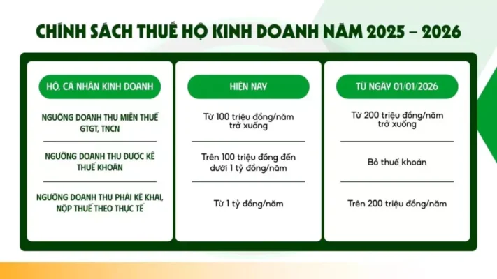 Cá nhân có doanh thu trên 100 triệu phải nộp thuế gì? 3 ca nhan co doanh thu 100 trieu