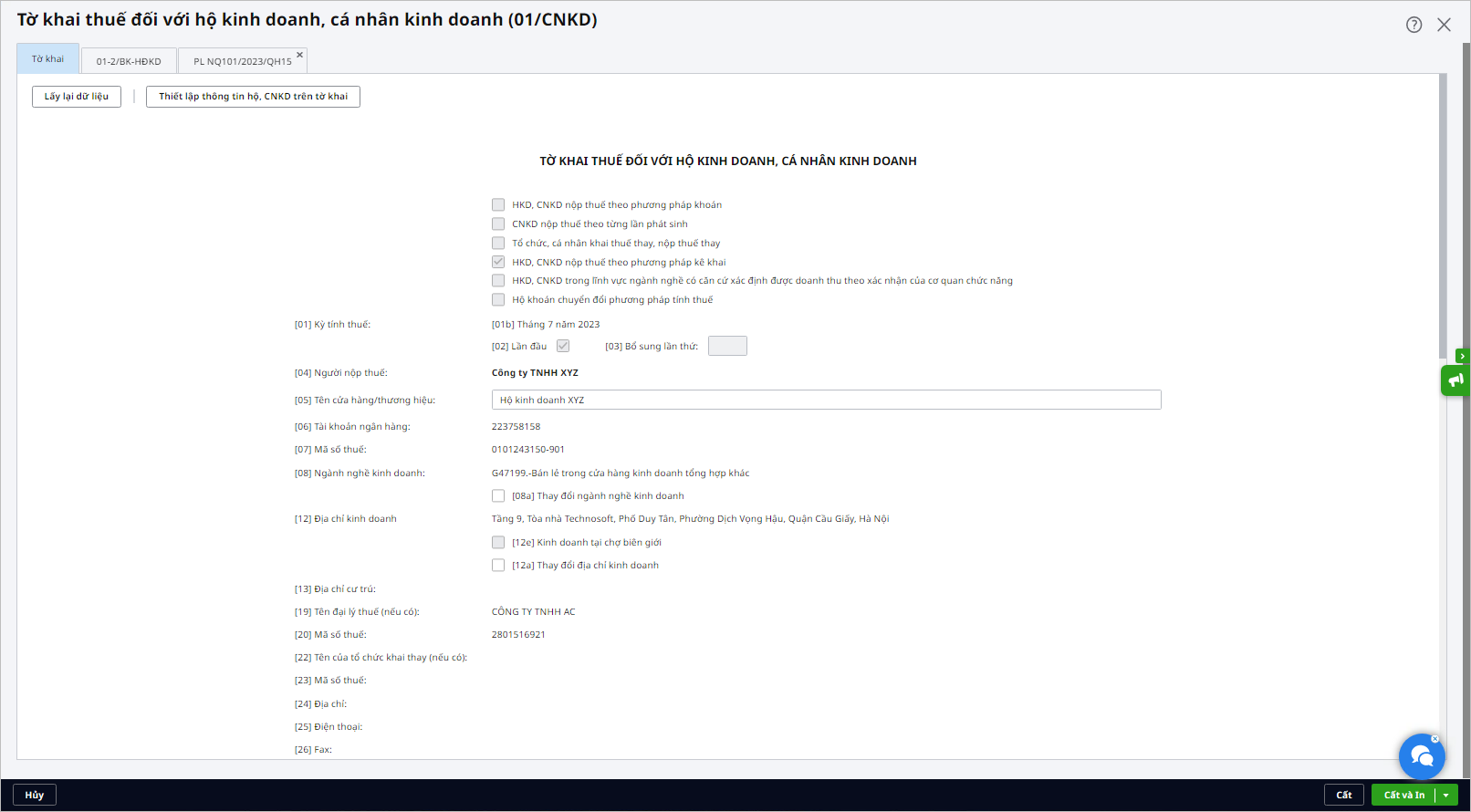 Hướng dẫn cách làm báo cáo thuế cho hộ kinh doanh