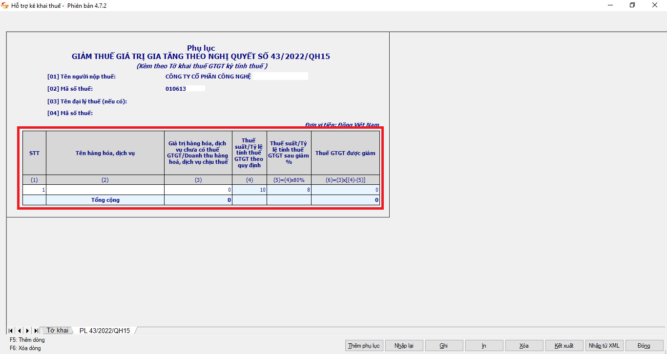 Hướng dẫn kê khai thuế GTGT theo TT80 trên HTKK