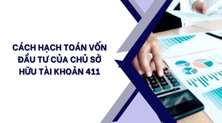 hạch toán tài khoản 411