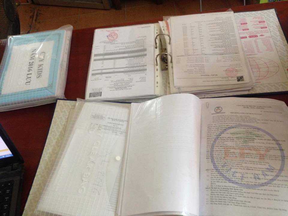 sổ sách kế toán doanh nghiệp siêu nhỏ