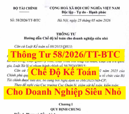 Thông tư 58/2026