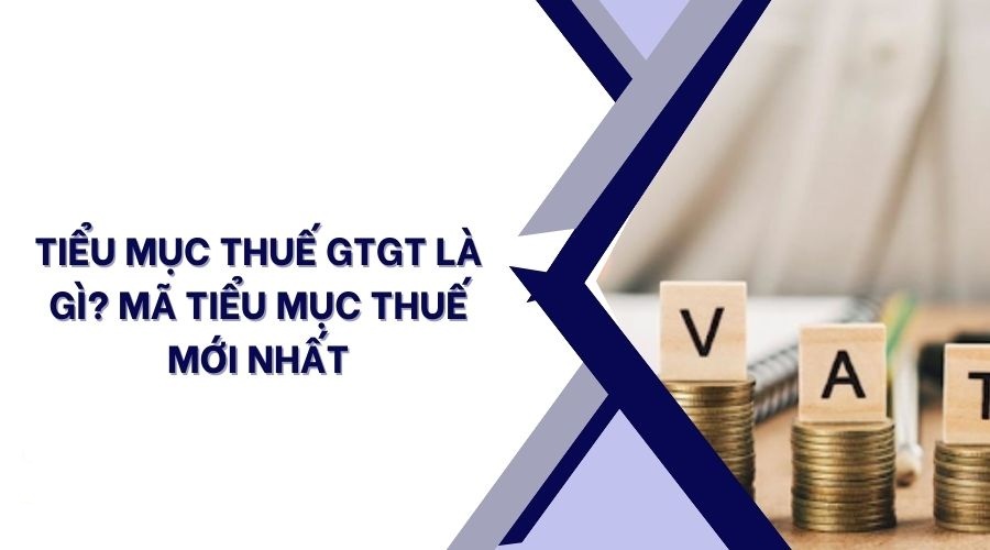 tiểu mục thuế gtgt